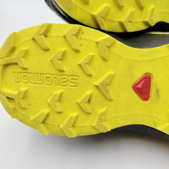 Salomon Speedcross Vario Black Yellow Mens Trail Running Shoes Sneaker Size 5 main image 10